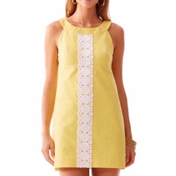 Lilly Pulitzer Dresses & Skirts - Lilly Pulitzer Jacqueline Yellow Dress Sz 0